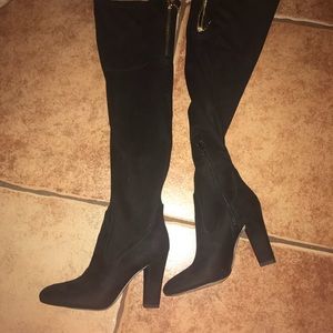 Ivanka Trump over the knee suede like boots